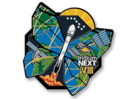 The Official Iridium-8 Launch Patch
